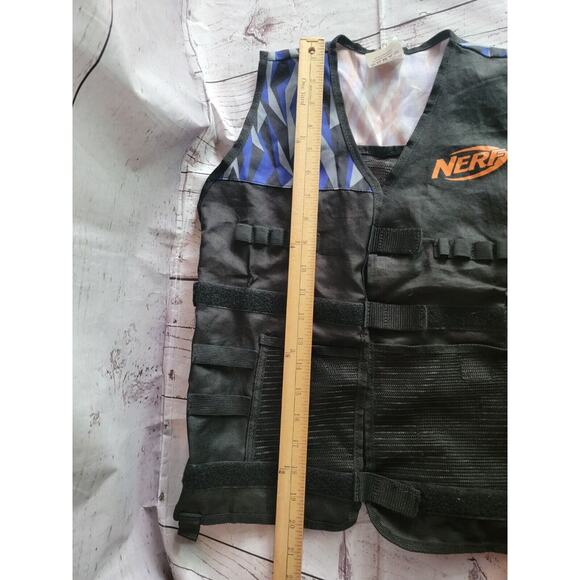 NERF Elite Tactical Vest One Size Fits Most blue Striped Camo - Picture 8 of 9